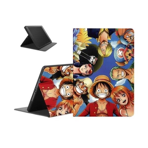 Coque Tablette pour Samsung Tab A8 10.5 2021 X200/X205 Anime Zoro Luffy Gear 5 Nika Brook Motif Étui Housse de Protection