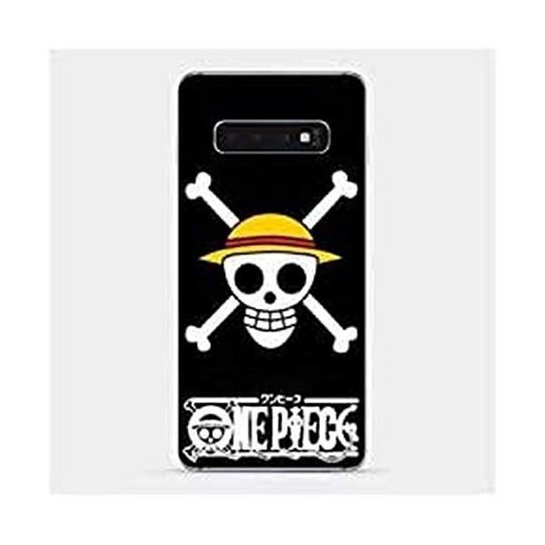 Coque pour Samsung Galaxy S10 Manga One Piece Ace Noir