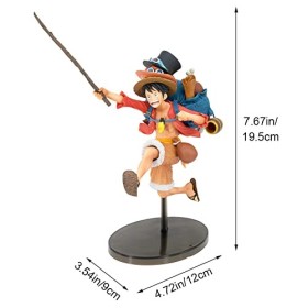 One Piece Anime Heroes Figurine PVC, One Piece Cartoon Model Statue, Figure Statue Ornements Figurine Poupée Jouets pour Enfa