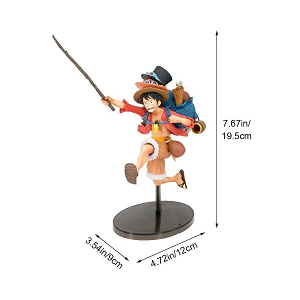 One Piece Anime Heroes Figurine PVC, One Piece Cartoon Model Statue, Figure Statue Ornements Figurine Poupée Jouets pour Enfa