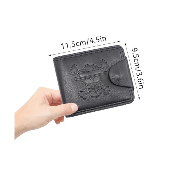 Ubephant One Piece Portefeuille, One Piece Court Portefeuille, One Piece Anime Portefeuille, Animé Portefeuille, One Piece Po