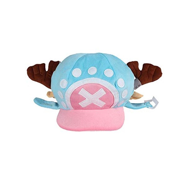 WANHONGYUE Anime One Piece Tony Tony Chopper Cosplay Casquettes Chapeaux Melon Chapeau de Seau dhiver en Peluche 2