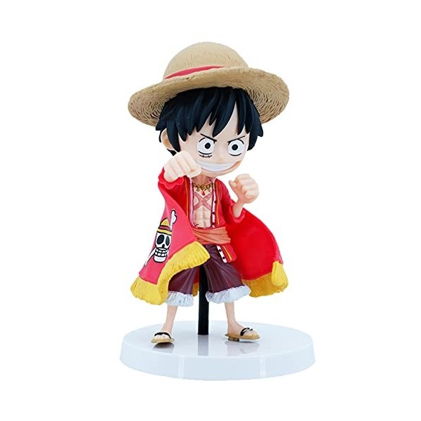 LKNBIF Figurines One Piece, Figurine Tableau de Bord, Figurines de Gâteau Topper Anime Décoration de Gâteau Action Figure Orn