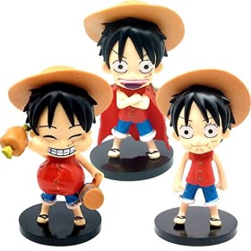 One Piece Figure, One Piece Gâteau Topper, Décoration de Gâteau, Cake Topper Enfants Anniversaire Décoration de Gâteau Annive