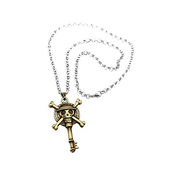 LACKINGONE Anime One Piece Style Cadeau Anniversaire Pendentif Collier Cosplay Jouets Bijoux Accessoires, Metal