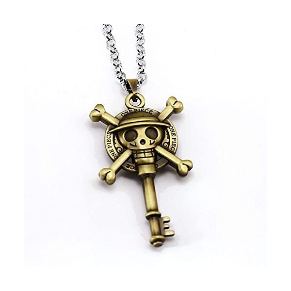 LACKINGONE Anime One Piece Style Cadeau Anniversaire Pendentif Collier Cosplay Jouets Bijoux Accessoires, Metal