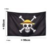 CoolChange - Ameublement et Décoration- One P - Drapeau - Skull - Luffy - 95 x 75 cm