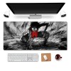 Tapis de Souris One Piece 900x400mm Tapis de Souris XXL Multifonction Gaming Mousepad XXL Grand sous Main, Anime Souris 3mm B