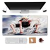 Tapis de Souris One Piece 900x400mm Tapis de Souris XXL Multifonction Gaming Mousepad XXL Grand sous Main, Anime Souris 3mm B