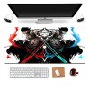 Tapis de Souris One Piece 900x400mm Tapis de Souris XXL Multifonction Gaming Mousepad XXL Grand sous Main, Anime Souris 3mm B