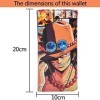 LGQHCE One Piece Portefeuille One Piece Enfant Portefeuille Dessin Animé Long Portefeuille Carte Bancaire Carte Membre Coupon
