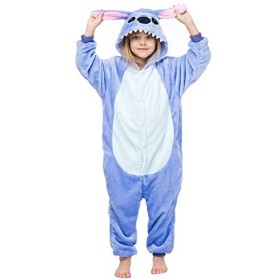 ALANTOP Enfants Pyjamas Cosplay Dessin Animé Animal À Capuche Vacances Onesies Combinaisons Polaire Vêtements De Nuit Enfants