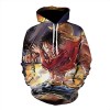 CHENMA Hommes One Piece 3D Imprimer Pull Sweat à Capuche avec Poche Kangourou Couleur 14, Étiquette M/EU S 