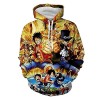 CHENMA Hommes One Piece 3D Imprimer Pull Sweat à Capuche avec Poche Kangourou Couleur 14, Étiquette M/EU S 