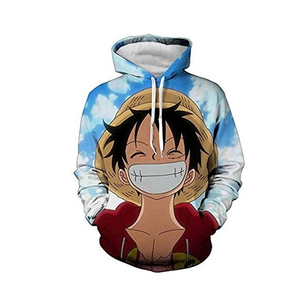 CHENMA Hommes One Piece 3D Imprimer Pull Sweat à Capuche avec Poche Kangourou Couleur 14, Étiquette M/EU S 