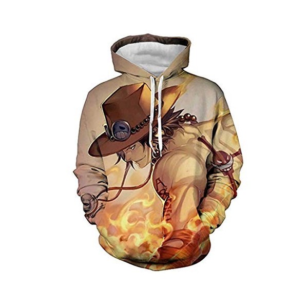CHENMA Hommes One Piece 3D Imprimer Pull Sweat à Capuche avec Poche Kangourou Couleur 14, Étiquette M/EU S 