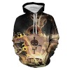 CHENMA Hommes One Piece 3D Imprimer Pull Sweat à Capuche avec Poche Kangourou Couleur 14, Étiquette M/EU S 