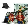 Tablet Coque pour Samsung Galaxy Tab A8 10.5 2021 X200/X205 Luffy Gear 5 Nika Zoro Anime Étui Housse de Protection Ultra Fi