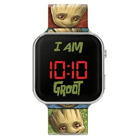 Disney Marvel Guardian of The Galaxy Groot Bracelet imprimé LED Montre GLX4001