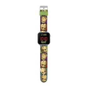 Disney Marvel Guardian of The Galaxy Groot Bracelet imprimé LED Montre GLX4001