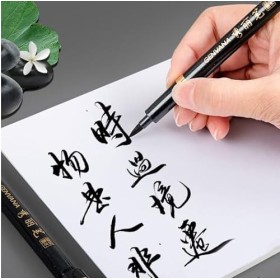 Jadeshay Stylos de calligraphie, 3 Pièces Feutre Calligraphie DÉcriture Stylos Stylo Pinceau à Calligraphie pour Calligraphi