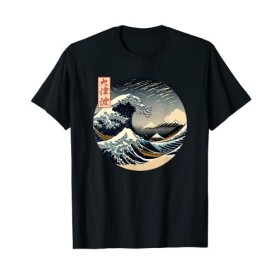 The Great Wave Kanagawa Streetwear japonais T-Shirt