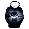 Syqiya Impression 3D Anime Pull à Capuchon Hoodie Roronoa Zoro Cosplay Costume Adulte Homme Femme Blanc/C XL Chest 116cm 