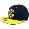 Roffatide Anime One Piece Trafalgar Law Casquette de Baseball pour Garçons Casquette Ajustable Brodée Casquette Trucker à Bor