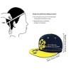 Roffatide Anime One Piece Trafalgar Law Casquette de Baseball pour Garçons Casquette Ajustable Brodée Casquette Trucker à Bor