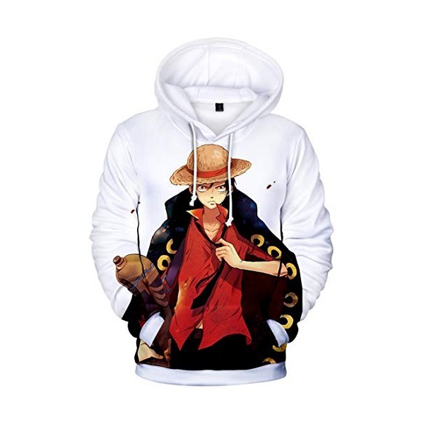 OLIPHEE 3D Sweater Homme avec Capuche Pull Occasionnel Hoodies XS,343 