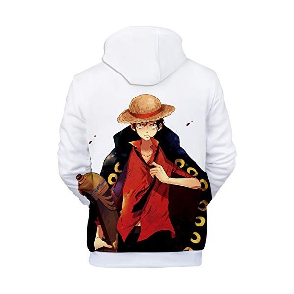 OLIPHEE 3D Sweater Homme avec Capuche Pull Occasionnel Hoodies XS,343 