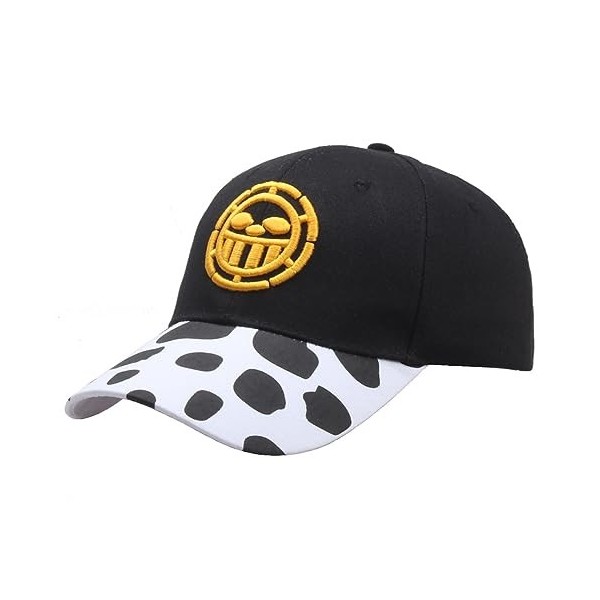 Anime Hat One-Piece Trafalgar Law Casquette de Baseball pour Hommes Femmes Hiphop Caps Réglable