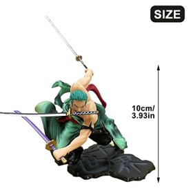 One Piece Anime Action Figure Modèle, Anime Héros Cartoon Model Statue PVC Jouets Mini Figurines pour Enfant Cadeau, Bureau O