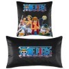 One Piece Housse de Coussin Anime Manga Lot 2 Housses de Coussins Décoratifs Canapé ou Lit Enfant Ado 35x35 et 50x30 cm
