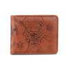 Roffatide Anime One Piece Luffy Hommes Portefeuille en Similicuir Portefeuille Court à Deux Volets Porte-Cartes Portefeuille