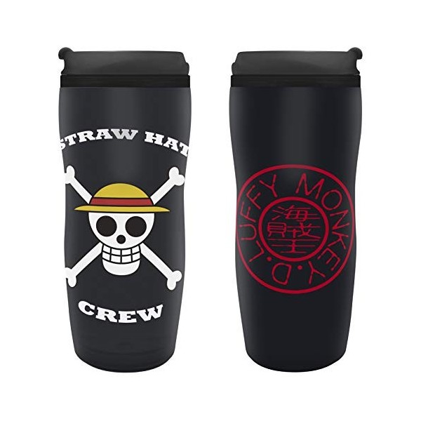 ABYSTYLE - One Piece - Mug de Voyage Isotherme Luffy