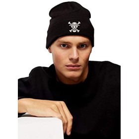 Chapeau tricoté à Volants Luffy Monkey D.Un Chapeau de Laine Chapeau dhiver Roll Cap Zoro Bonnet Marin Unisexe pièce