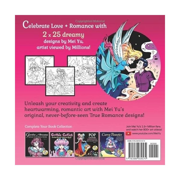 True Romance: A Lovely Coloring Book to Warm Your Heart: Anime Manga Adult Coloring Book with Romantic Couples & Cute Colorin