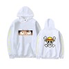 LIAOPUFUS Homme Sweat à Capuche One Piece Impression Fans Hoodie Motif Animation Homme Caoutchouc Couleur Pure M,Demi Visage 