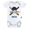 Baby Geek Emblème Zoro - One Piece - Body Bébé manches courtes 3-6 mois 