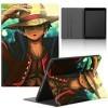 Tablet Coque pour Samsung Tab A8 2021 X200/X205 10.5, One Piece Motifs Luffy Zoro Gear 5 Nika Animés avec Fonction Support