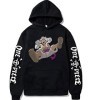 Sybnwnwm Anime One Piece Sweat à Capuche Zoro Luffy Pull 3D Imprimé Ace Chopper Nami Sweatshirt Hoodie Pull