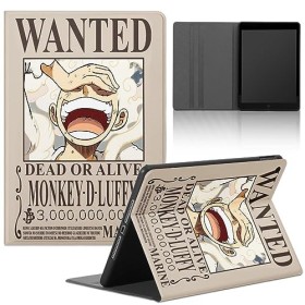 Tablet Coque pour Apple iPad Air 2 9.7, One Piece Motifs Luffy Zoro Gear 5 Nika Animés avec Fonction Support PU Cuir Flip H