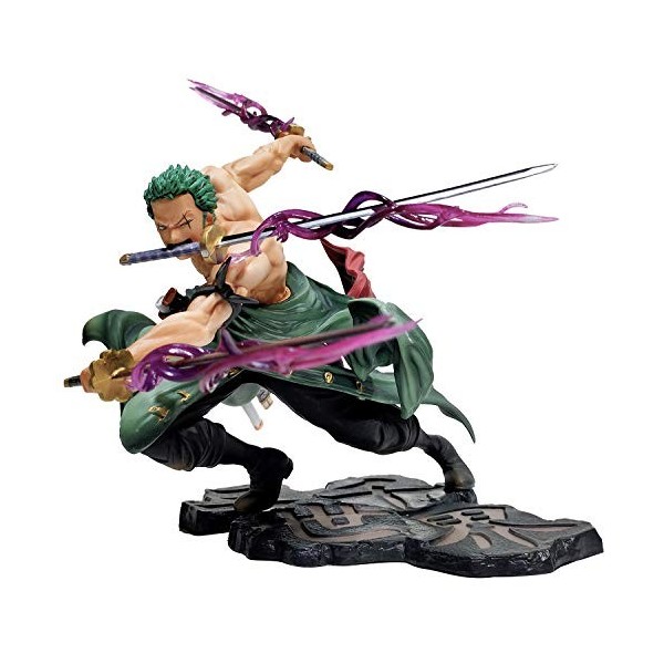 Miotlsy Figurine Zoro, 26cm PVC Zorro Action Statue Cartoon Anime Personnage Rose Enfants Adulte Anime Collection Jouet Table