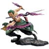 Miotlsy Figurine Zoro, 26cm PVC Zorro Action Statue Cartoon Anime Personnage Rose Enfants Adulte Anime Collection Jouet Table