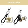 2PCS Porte-Clés Une Pièce, Porte-Clés Luffy Une Pièce, Pendentif Clé Anime en Alliage, Pendentif Chapeau Luffy, Adapté Aux Ca