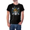 KMF T-SHIRT - T-shirt Homme Piece One Pirate Skull, Noir , S