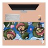 One Piece 900x400mm Tapis de Souris XXL Multifonction Gaming Mousepad XXL Grand sous Main, Anime Souris 3mm Bureau Anti-Gliss