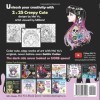 Gothic Cuties: Creepy Kawaii Coloring Book: Cute and Creepy Adult Coloring Book with Adorable Anime Manga Girls, Goth Charact