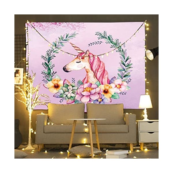 ACMEDE Tapisserie Anime Japonais One Piece PosterTapisserie Murale, Toile De Fond Les Dessins Animés,Tapisserie Décoration de